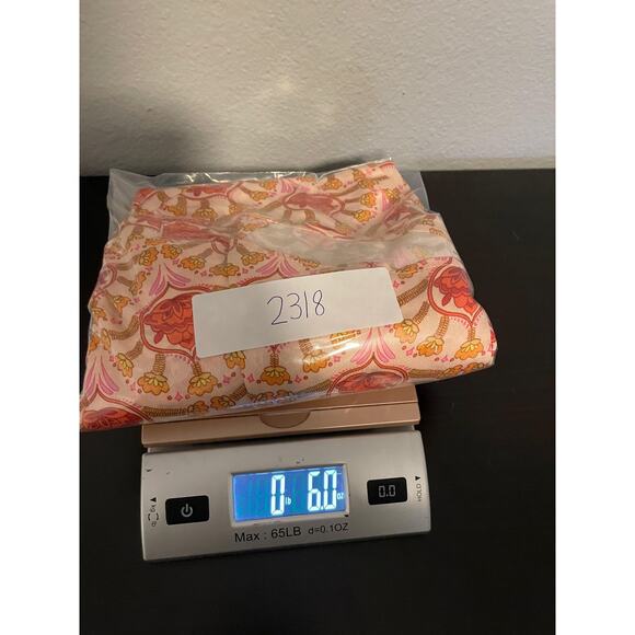 Never Fully Dressed Dress Womens US 4 Pink Orange Puff Sleeve Button Floral Mini - Picture 7 of 7